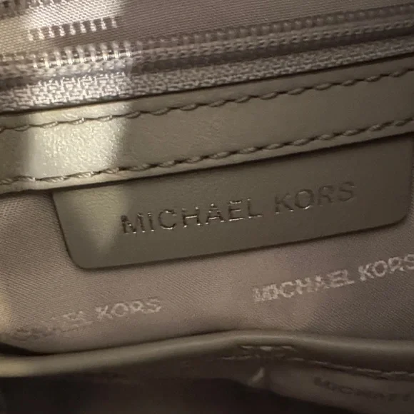 Michael Kors Taupe Leather Tote - Picture 6 of 6